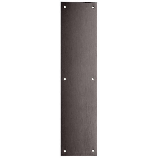 Push Plate, 3-1/2-in x 15-in, Oil Rubbed Bronze